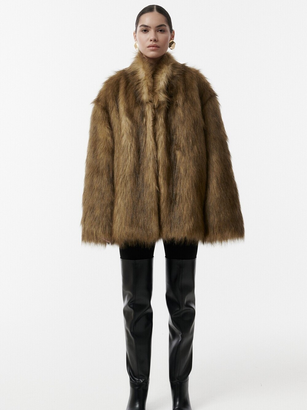 Fur coat short Monica
